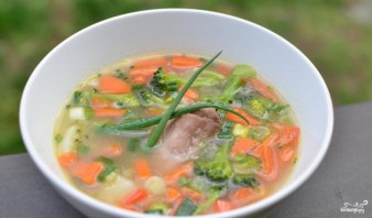 Куриный суп с брокколи - фото шаг 8