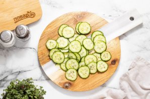 Азиатский салат из кабачка - фото шаг 4