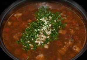 Фасолевый суп с рисом - фото шаг 5