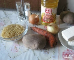 Сырный суп с картошкой - фото шаг 1