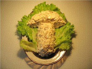Салат "Подосиновик" с грибами - фото шаг 5