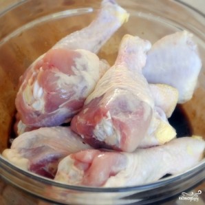 Куриные голени в глазури из джема - фото шаг 4