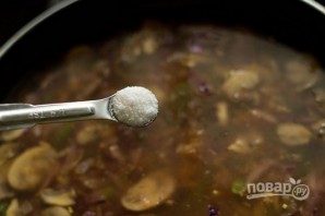 Суп с фасолью и грибами - фото шаг 4