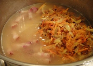 Гороховый суп с беконом - фото шаг 7
