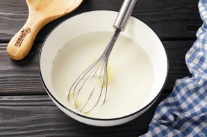 Блины с красной рыбой - фото шаг 4