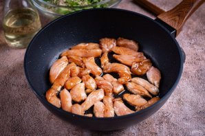 Салат с курицей и рукколой - фото шаг 11