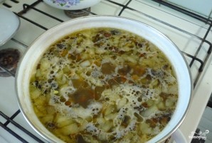 Грибной суп с картофелем - фото шаг 3