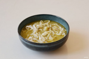 Азиатский суп с тыквой и брокколи - фото шаг 7