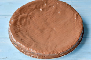 Шоколадно-вафельный торт - фото шаг 8