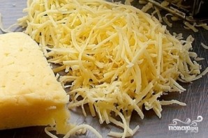 Шампиньоны с сыром и чесноком в духовке - фото шаг 2