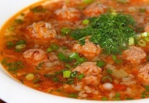 Гречневый суп с фрикадельками - фото шаг 6