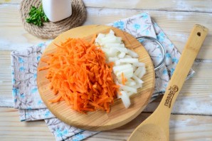 Тыквенно-морковный суп "Осень с остринкой" - фото шаг 2