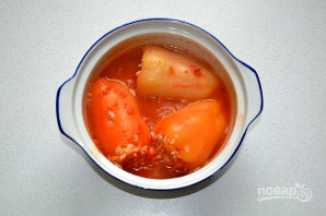 Перцы фаршированные морковью и рисом - фото шаг 9