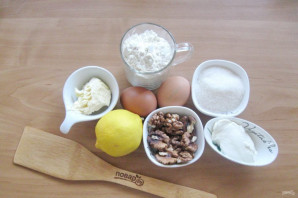 Лимонный пирог с орехами - фото шаг 1