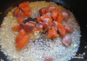 Семга с креветками в сливочном соусе - фото шаг 6