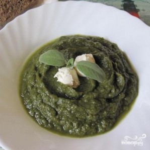 Крем-суп из шпината с сельдереем и капустой - фото шаг 4