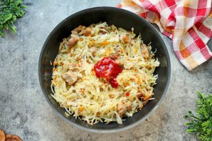 Капуста со свининой - фото шаг 6