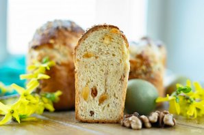 Кулич с орехами - фото шаг 21