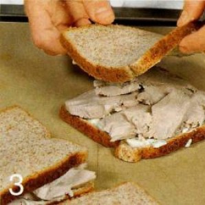 Куриный сандвич с кресс-салатом - фото шаг 3