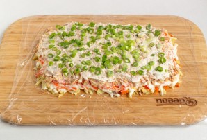 Салат-рулет "Мимоза" на Новый год 2026 - фото шаг 6