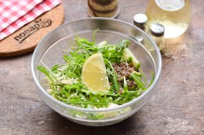 Салат с рукколой и кабачком - фото шаг 6