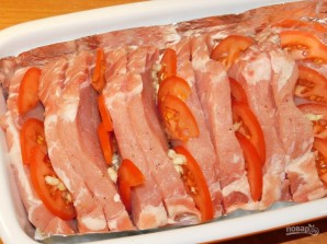 Фаршированная свинина из духовки - фото шаг 3