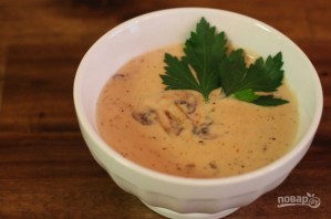Суп-пюре из шампиньонов со сливками - фото шаг 4