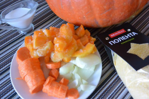 Тыквенный крем-суп с полентой от "Bravolli" - фото шаг 2