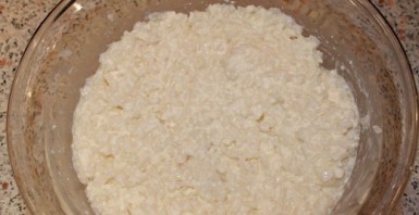 Рисовая запеканка с творогом - фото шаг 2