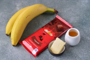 Жареные бананы в шоколаде - фото шаг 1