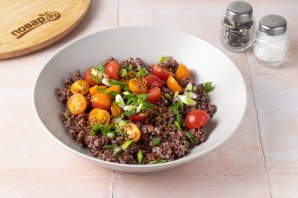 Салат из красного риса - фото шаг 5