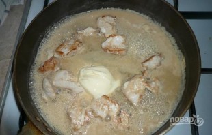 Макароны с курицей в сырном соусе - фото шаг 5