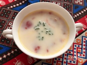 Молочный суп с томатами - фото шаг 4