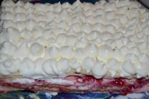 Творожный торт со взбитыми сливками - фото шаг 7