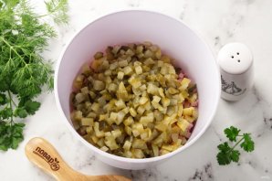 Салат "Пасхальный венок" - фото шаг 4