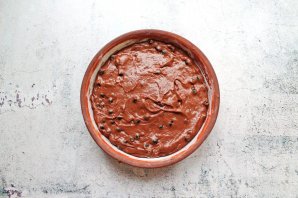 Шоколадный кекс с черникой - фото шаг 7