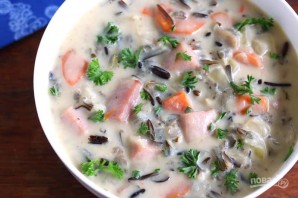 Суп с ветчиной и диким рисом - фото шаг 7