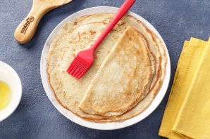 Блинчики с бананом - фото шаг 10