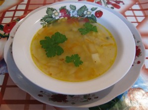 Постный суп с рисом - фото шаг 6