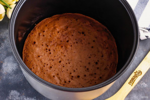 Шоколадный пирог с карамелью - фото шаг 6