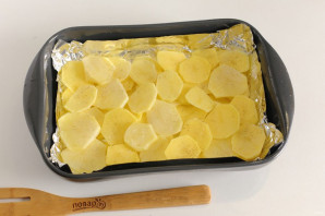 Картофель запеченный с говяжьей печенью в сметане - фото шаг 6