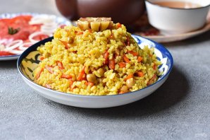 Овощной плов - фото шаг 12