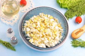 Салат из консервов - фото шаг 2