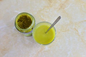 Феттуччине с жареным куриным филе и соусом "Песто" - фото шаг 7