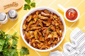 Соевое мясо в аэрогриле - фото шаг 10