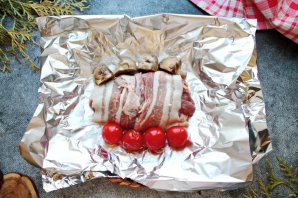 Стейк из свинины в духовке в фольге - фото шаг 4