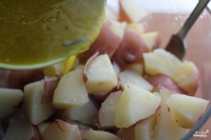 Картофельный салат без майонеза - фото шаг 5