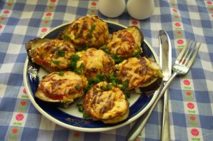 Баклажаны, запеченные с помидорами и сыром - фото шаг 7