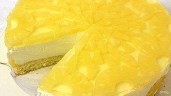 Йогуртовый торт с ананасами - фото шаг 6