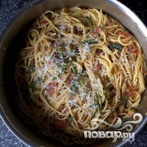 Спагетти с бараньим горохом - фото шаг 4